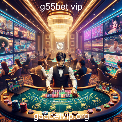 A Experiência do Cassino Ao Vivo no g55bet vip